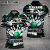 BlueJose Bowling And Pins Breaks Spacetime Customized Name 3D Shirt (4 Colors)