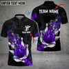BlueJose Bowling And Pins Fire And Blood Customized Name 3D Shirt (4 Colors)