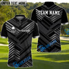 BlueJose Golf Premium Line Customized Name, Team Name 3D Shirts (4 Colors)
