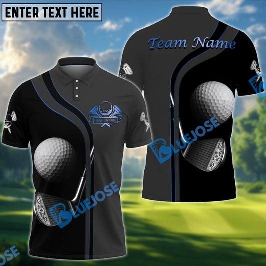 BlueJose Golf Deep Fantasy Customized Name, Team Name 3D Shirts (4 Colors)