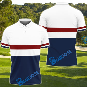 BlueJose Line Golf Classic Customized Name, Team Name 3D Shirt