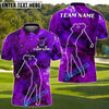 BlueJose Galaxy Swing Golf Shirt Customized Name, Team Name 3D Shirts (4 Colors)