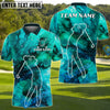 BlueJose Galaxy Swing Golf Shirt Customized Name, Team Name 3D Shirts (4 Colors)