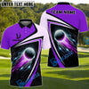 BlueJose Golf Fireball Customized Name, Team Name 3D Shirts (4 Colors)
