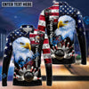 BlueJoses Bowling American Eagle Customized Name, Team Name 3D Shirt
