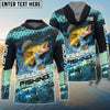 Bluejose Walleye Fishing Aqua Strike Custom Name & Team Name 3D Shirts
