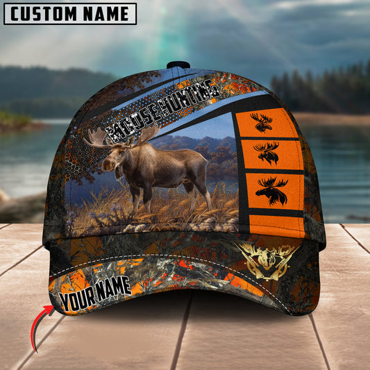 BlueJose Moose Hunting Sport Pattern Personalized Cap (2 Colors)