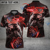 BlueJose Darts Storm Tiger Personalized Name, Team Name 3D Shirt (4 Colors)