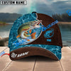 BlueJose Personalized Epic Shudore Fashion Fishing 3D Cap ( Large Mouth Bass, Walleye, Stripped Bass, Trout Fish, Catfish, Crappie, Salmon, Pike )