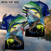 BlueJose Mahi-mahi, Wahoo, Tuna Customize Name 3D Shirts