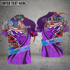 BlueJose Bowling And Pins US Flag And Flowers Customized Name 3D Shirt (4 Colors)