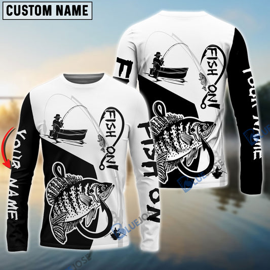 Bluejose Crappie Fish On Tournament Long Sleeves