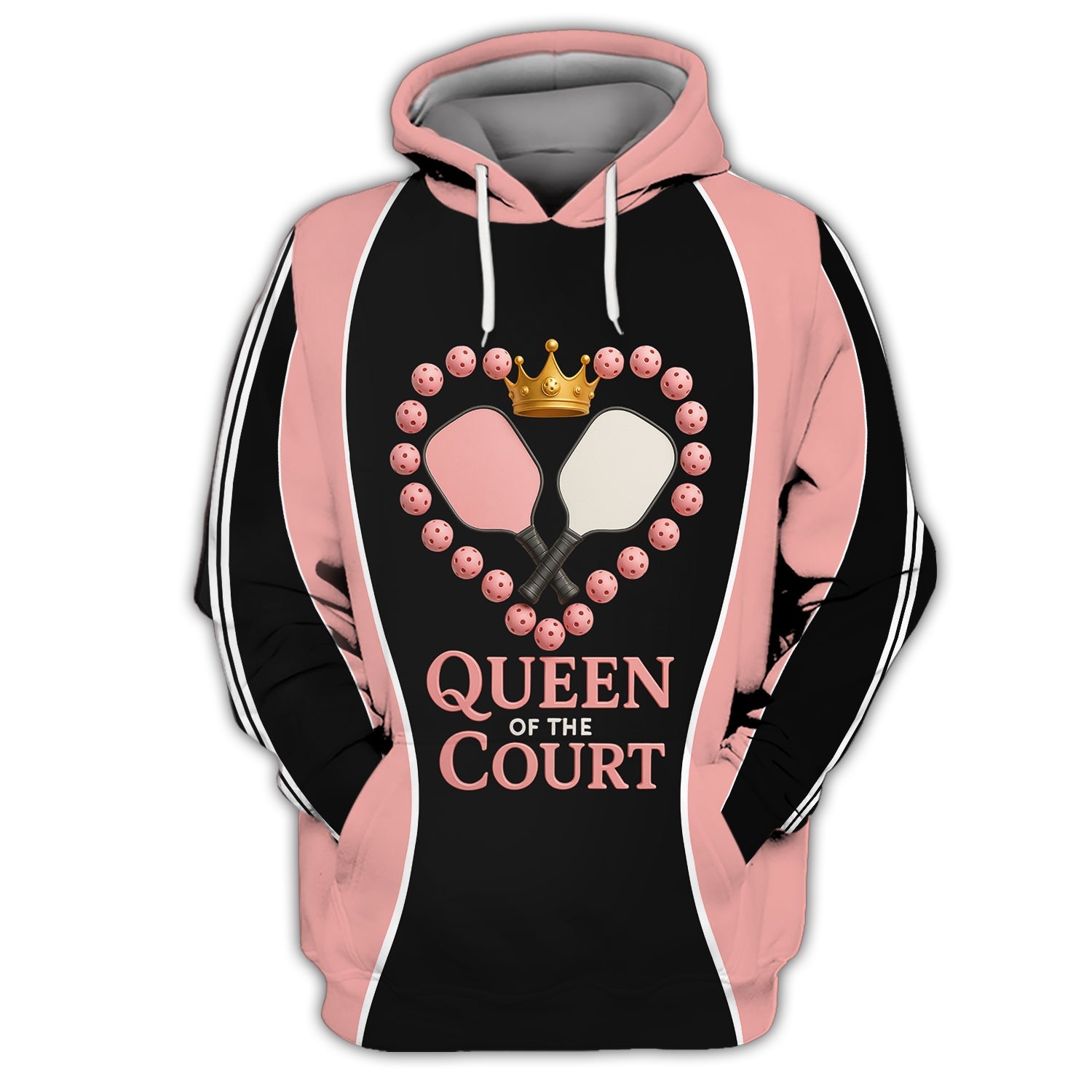 Funny Polos For Pickleball, Queen of the Court Pickleball Shirt, Gift For Women's Players
