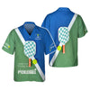 There's No Crying in Pickleball Custom Shirt – 3D Paddle and Court Design Tee