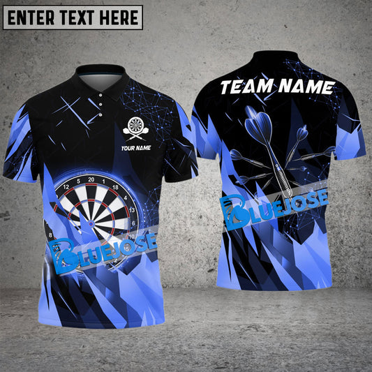 BlueJose Darts Lava Stone Personalized Name, Team Name 3D Shirt (6 Colors)