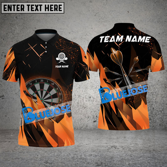 BlueJose Darts Lava Stone Personalized Name, Team Name 3D Shirt (6 Colors)