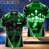 BlueJoses Thunder Bowling and Pins Multicolor Personalized Name Team Name 3D Shirt (6 Colors)