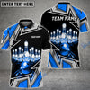BlueJoses Bowling And Pins Premium Super Customized Name 3D Shirt (4 Colors)