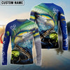 BlueJose Mahi-mahi, Wahoo, Tuna Customize Name 3D Shirts