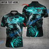 BlueJose Darts Storm Tiger Personalized Name, Team Name 3D Shirt (4 Colors)