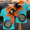 BlueJose Darts Board Claws Of Devil Personalized Name, Team Name 3D Shirt (4 Colors)