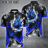 BlueJoses Bowling And Pins Flame Declare War Customized Name 3D Shirt (5 Colors)