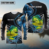 Bluejose Mahi-Mahi Fishing Smoke Premium Custom Name & Team Name 3D Shirts (2 Colors)