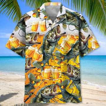 BlueJose I Rescue Fish From Water And Beer From Bottles Hawaiian Shirt