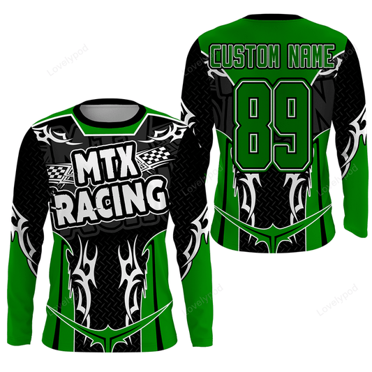 BlueJose Personalized Motorcycle Dirt Bike Motocross Off-Road Riders Racewear