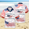 BlueJose Custom Name America 250th Anniversary Hawaii Shirt