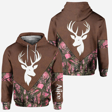 BlueJose Country Girl, Personalized Hunting All Over Shirt, Personalized 3D Hoodie For Hunting Lover