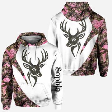 BlueJose Country Girl, Personalized Hunting All Over Shirt, Personalized 3D Hoodie For Hunting Lover