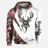 BlueJose Country Girl, Personalized Hunting All Over Shirt, Personalized 3D Hoodie For Hunting Lover