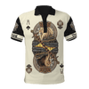 BlueJose King Ace Spade Lion Poke Polo Shirt