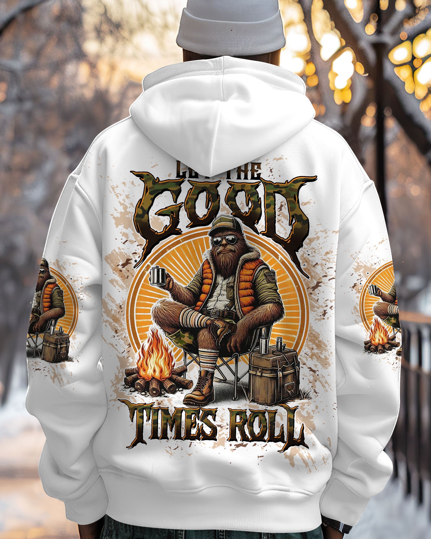 LET THE GOOD TIMES ROLL BIGFOOT ALL OVER PRINT - TLTW0909254