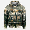BlueJose Love Hunting, Personalized Hunting All Over Shirt, Personalized 3D Hoodie For Hunting Lover