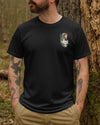 BlueJose Some Hike To See The World Personalized Hiking Shirt - Black