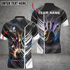 BlueJose Bowling And Pins Thunder Customized Name 3D Shirt (6 Colors)
