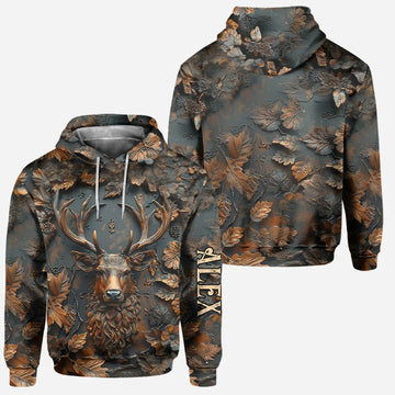 BlueJose Hunting For Life, Personalized Hunting All Over Shirt, Personalized 3D Hoodie For Hunting Lover