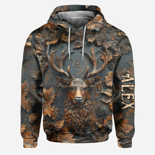 BlueJose Hunting For Life, Personalized Hunting All Over Shirt, Personalized 3D Hoodie For Hunting Lover