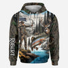 BlueJose Love Hunting, Personalized Hunting All Over Shirt, Personalized 3D Hoodie For Hunting Lover