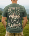 BlueJose My Soul Meets God Personalized Hiking Shirt - Green
