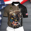 BlueJose Premium U.S Army Polo All Over Printed
