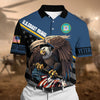 BlueJose Premium Power American Veteran Power Polo Shirt