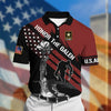 BlueJose Premium U.S Army Veteran Polo Shirt