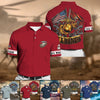 BlueJose Premium Multiple US Military Services Veteran Polo Shirt