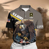 BlueJose Premium U.S Multiple Service Veteran Polo Shirt