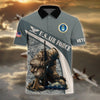 BlueJose Premium U.S Multiple Service Veteran Polo Shirt