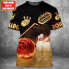 BlueJose Custom Bowling Personalized Name 3D Shirt