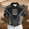 BlueJose Premium U.S Multiple Service Veteran Polo Shirt